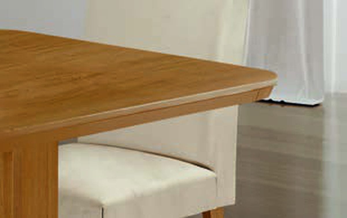 Conjunto de jantar Berlim 1,20 m com 4 cadeiras Athenas em detalhe