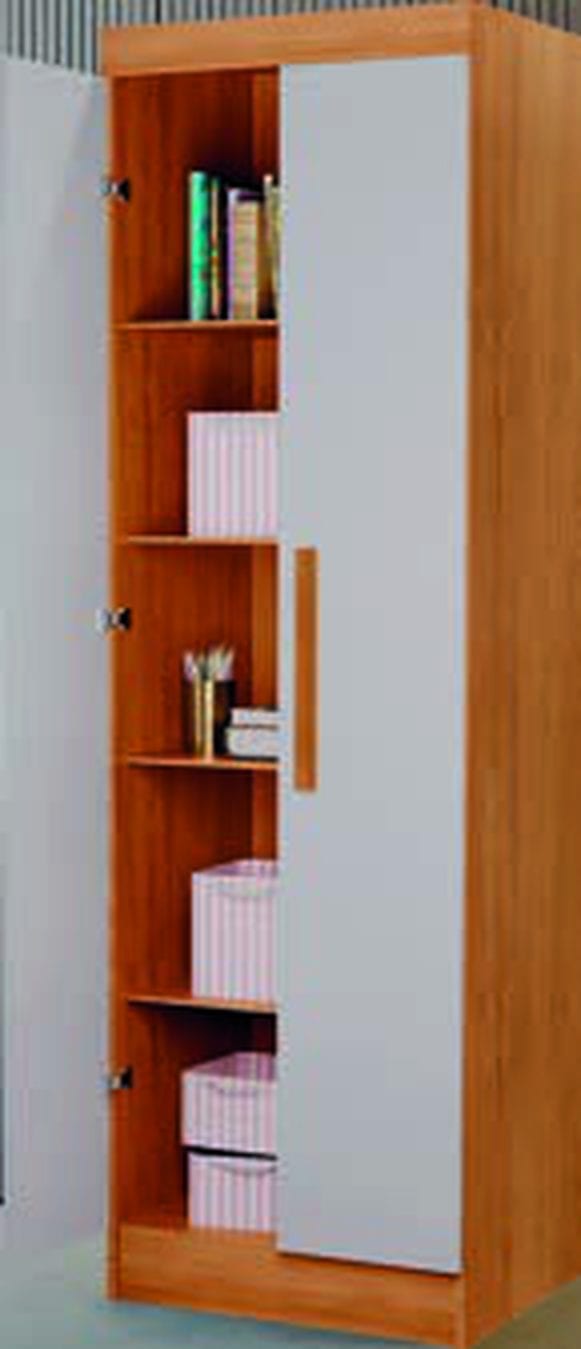 Armário multiuso Califórnia 2 portas — acabamento Naturale, Off White