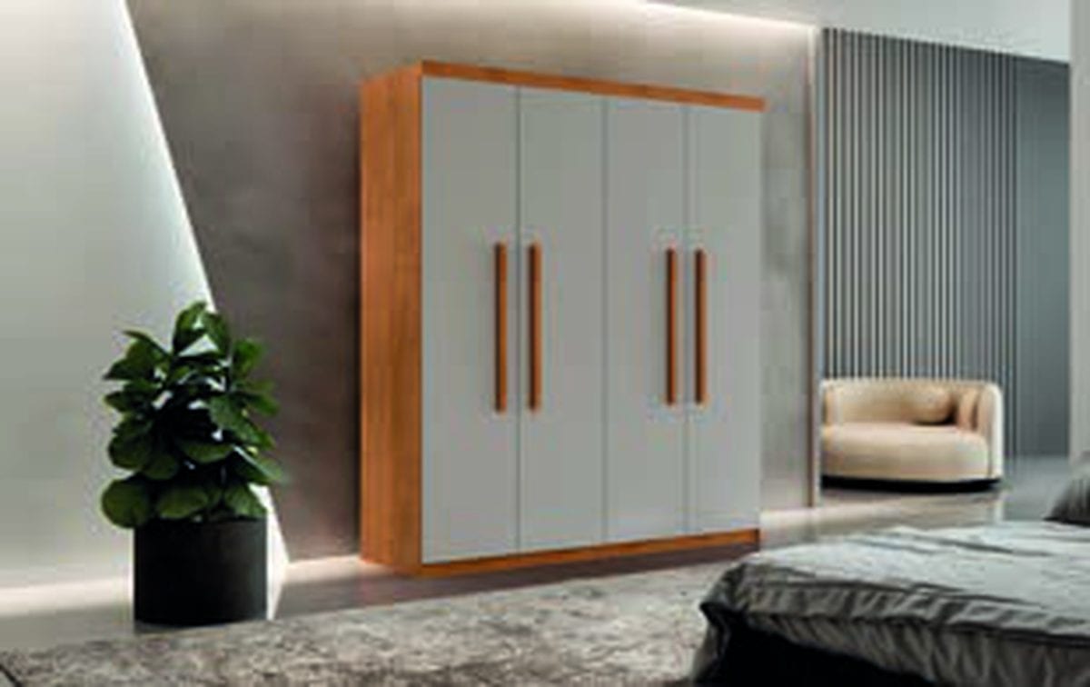 Guarda-roupa Espanha 4 portas em detalhe