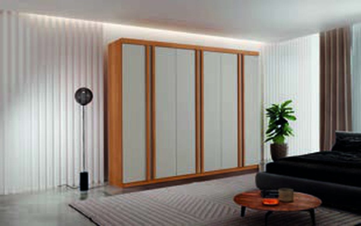 Guarda-roupa Genebra 6 portas em detalhe