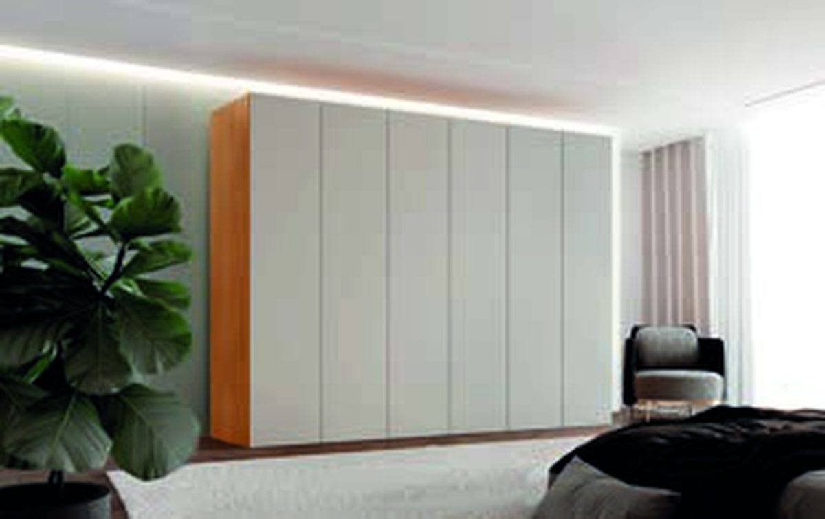Guarda-roupa Horizon 6 portas em detalhe