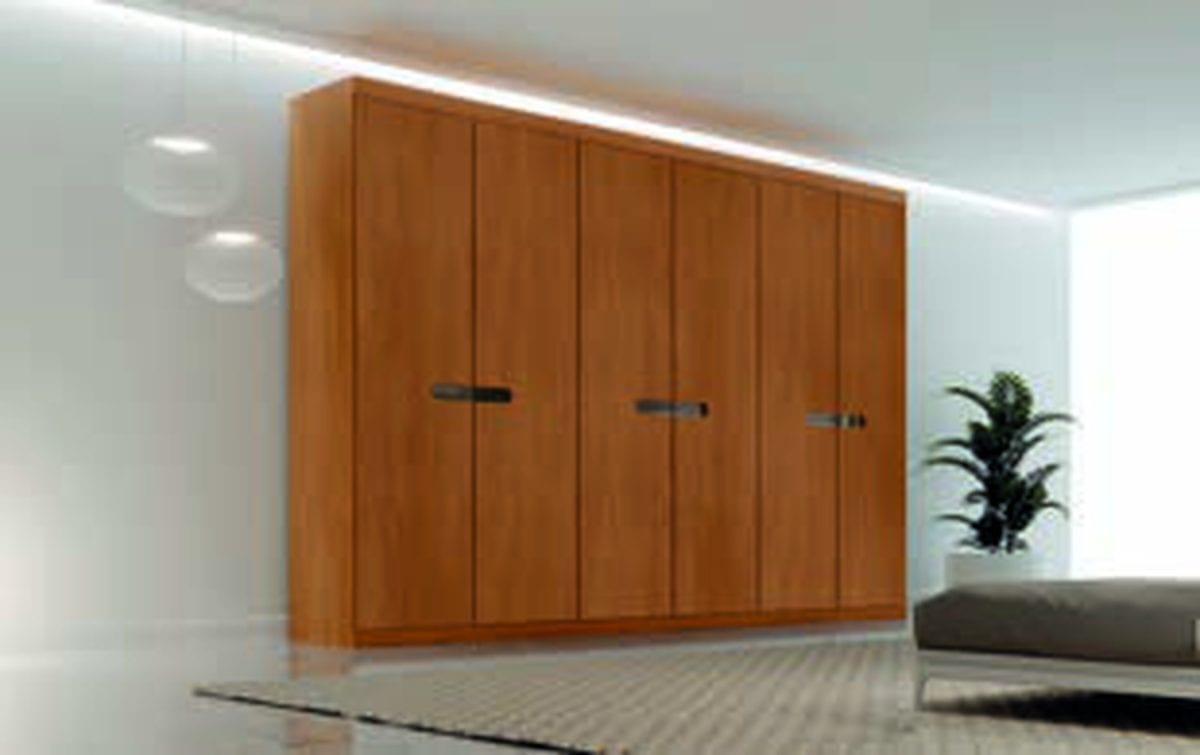 Guarda-roupa Milano 6 portas em detalhe