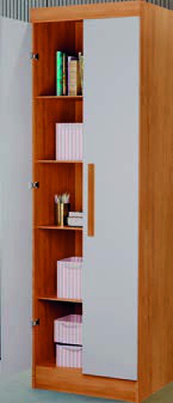 Armário multiuso Califórnia 2 portas — acabamento Naturale, Off White
